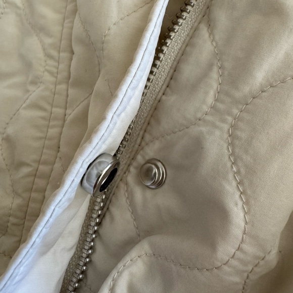 Magnolia Lane Masters Golf Tech Vest Cream Full Zip Snap Preppy Quilt Size Small - Picture 11 of 15